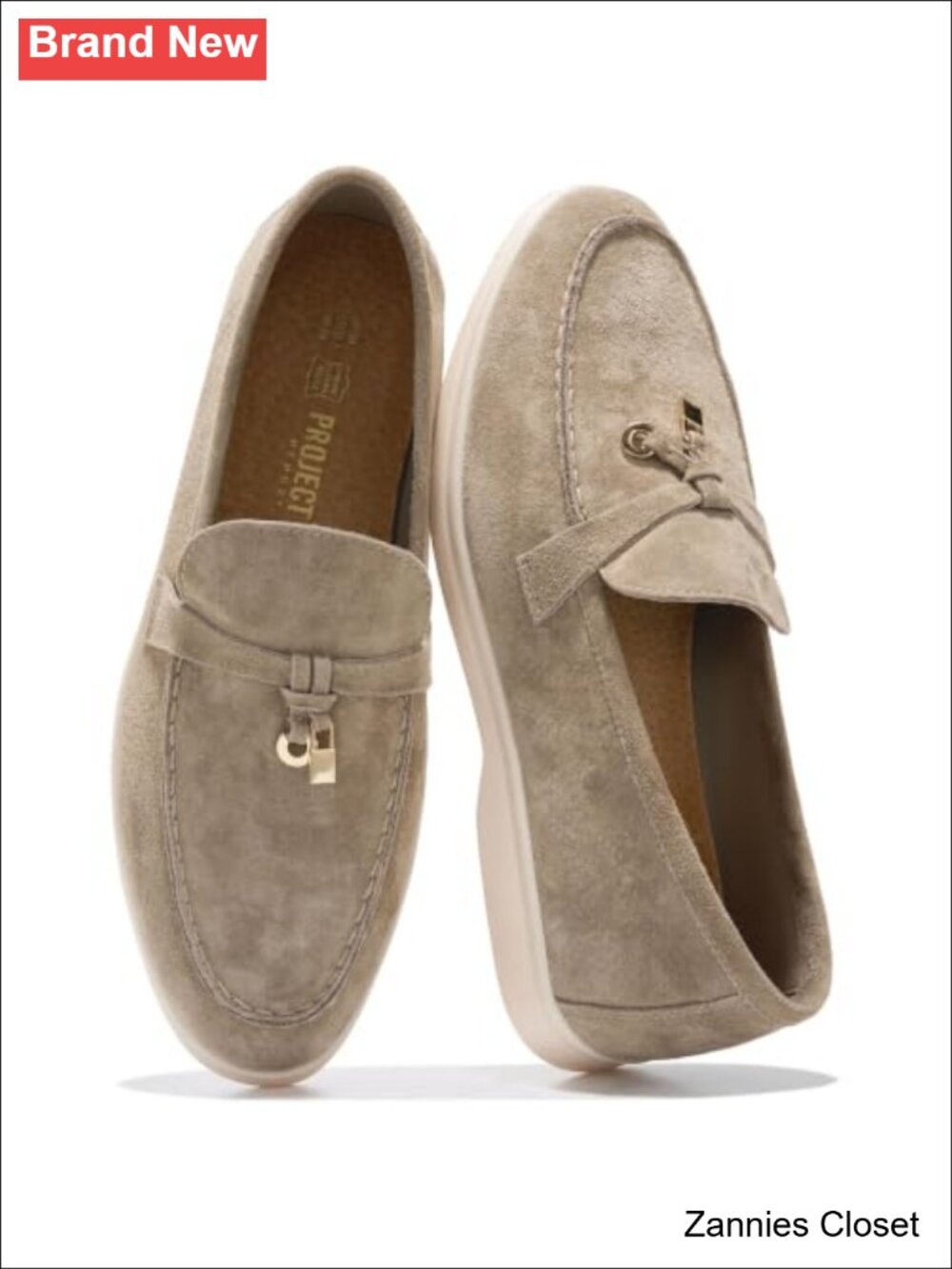 ✨ Project Cloud Women's Genuine Leather Loafers Slip-On Mocc